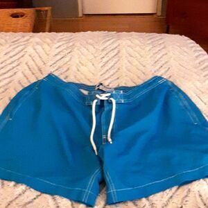 TRUNKS BLUE Swim Trunks‎ Netted 32 W x16 L